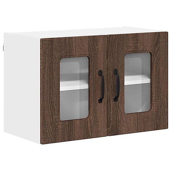 vidaXL Küchenwandschrank mit Regal Braun Eichen-Optik 60 x 31 x 40 cm 88462 günstig online kaufen