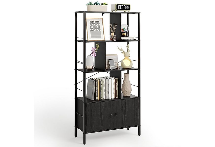 Bealife Bücherregal Bücherschrank mit 4 offenen Regalebenen, 4 x 30 x 153 c günstig online kaufen