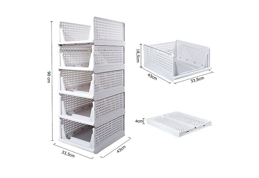 Zedelmaier Organizer Schrank-Organizer Kleiderschrank Schublade faltbare Au günstig online kaufen