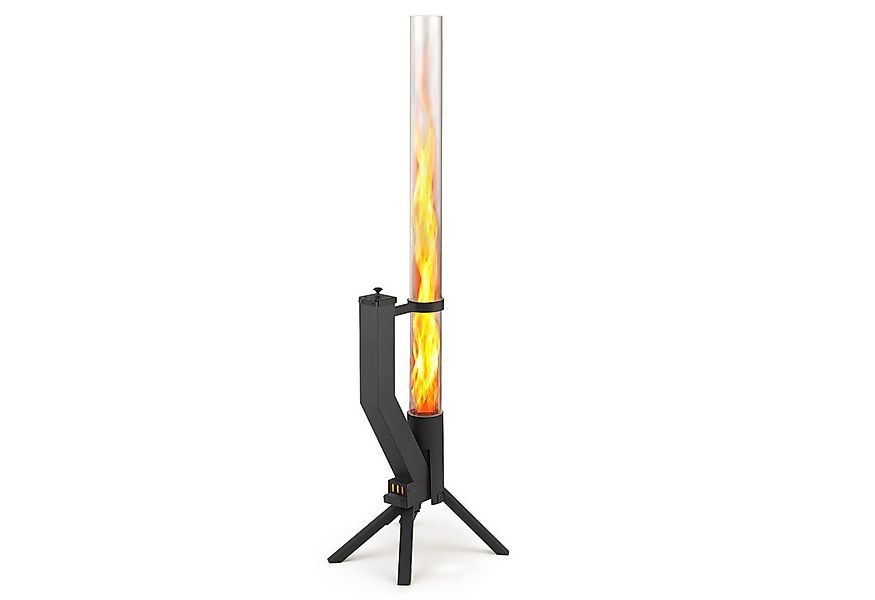 Gardenflare Feuerschale Feuerrohr – Edelstahl Feuersäule für Terrasse und G günstig online kaufen
