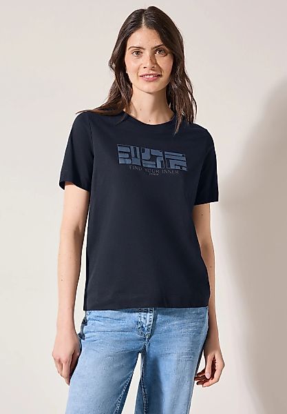 Cecil T-Shirt aus reiner Baumwolle günstig online kaufen