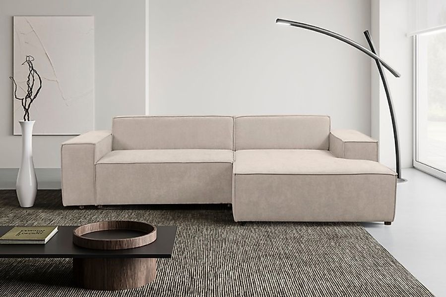 WERK2 Ecksofa »Trento, elegant & zeitlos, Breite 268cm, pflegeleichte Bezüg günstig online kaufen