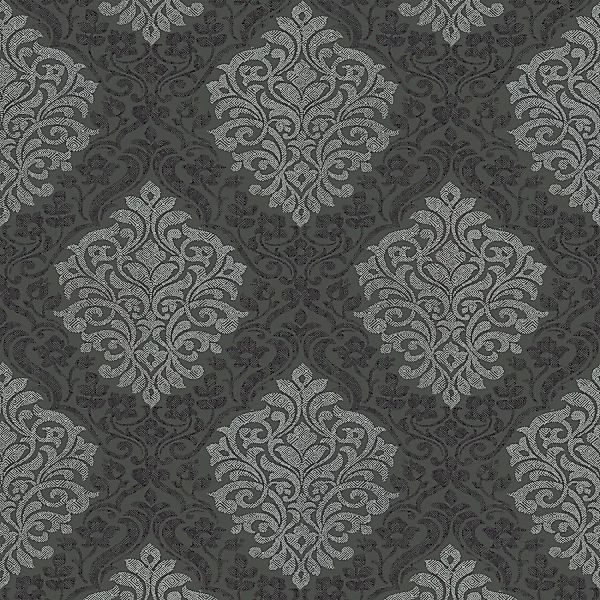 Bricoflor Creme Tapete mit Silber Ornament Barock Tapete Ideal für Elegante günstig online kaufen