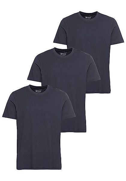 Man's World T-Shirt neue Farben! (3er-Pack) Kurzarm, unifarben, Rundhals, a günstig online kaufen