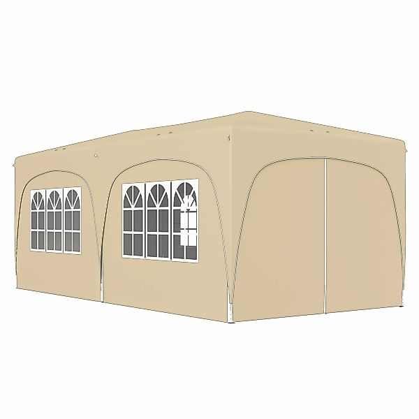 Outsunny Pavillon ca. 3x6m, wasserabweisend Stabil Winterfest Pop-up Faltpa günstig online kaufen