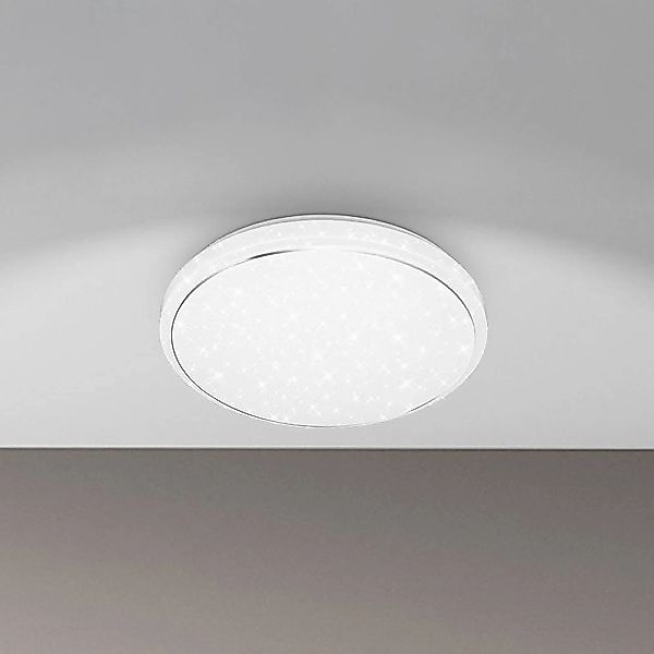 LED-Deckenleuchte Star, weiß, Sternendekor, CCT, dimmbar günstig online kaufen