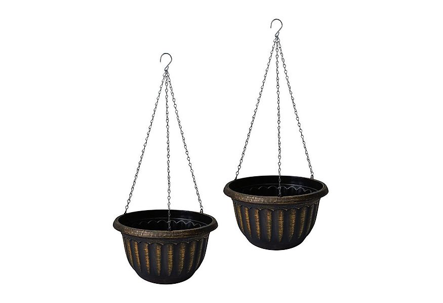 HTI-Living Blumenampel Blumenampel Nessa antik 2er-Set (Stück, 2 St., 2 Blu günstig online kaufen