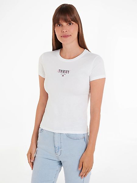 Tommy Jeans Curve T-Shirt "TJW SLIM ESSNTL LOGO 1 TEE EXT", Große Größen günstig online kaufen