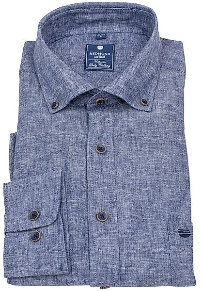 Redmond Langarmhemd Button-Down-Kragen günstig online kaufen
