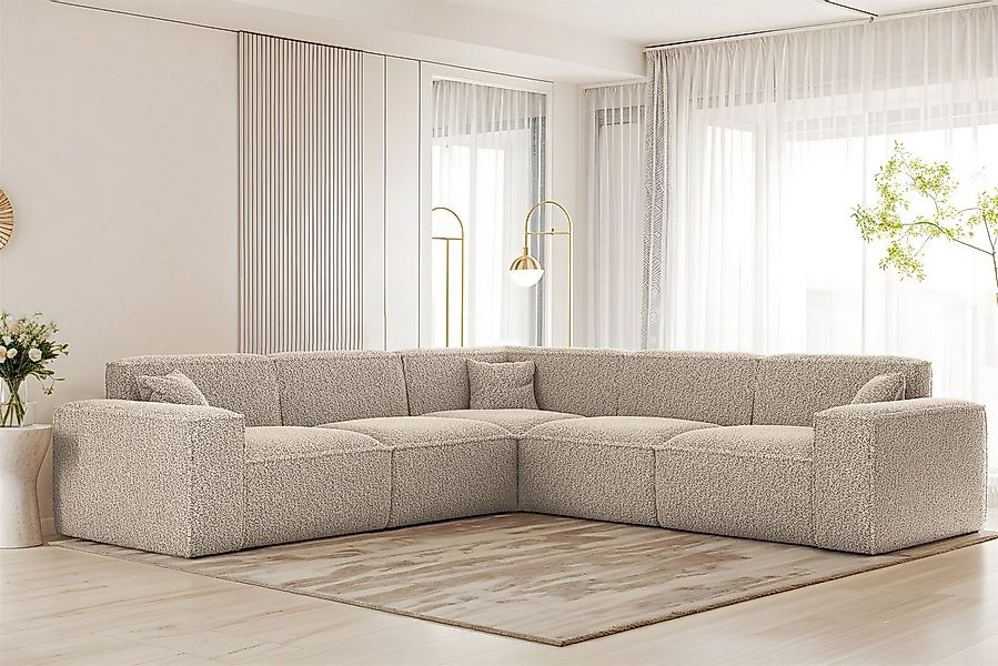 Fun Möbel Ecksofa Designersofa FUN PEREZ PREMIUM Universal in Stoff Sven, R günstig online kaufen