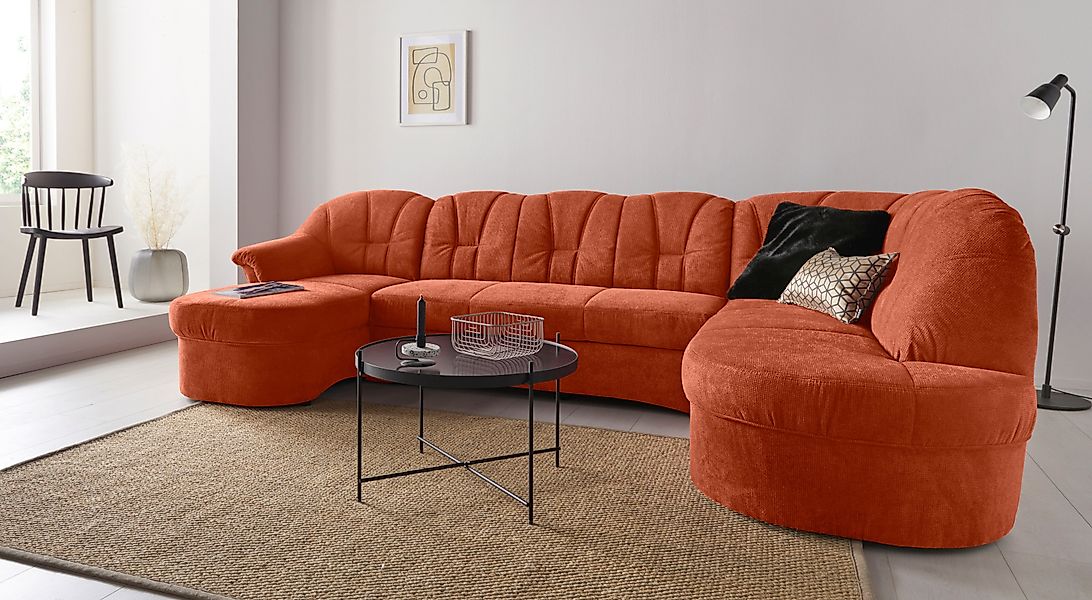 DOMO collection Wohnlandschaft "Papenburg U-Form" in großer Farbvielfalt, w günstig online kaufen