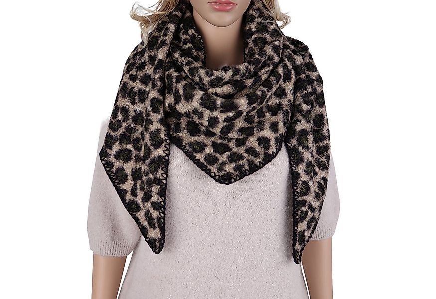 MIRROSI Dreieckstuch kuschliger und warmer Dreiecksschal ca.170x70cm, (Leo günstig online kaufen