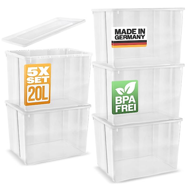 Gardissimo Aufbewahrungsbox 5 er Set mit günstig online kaufen