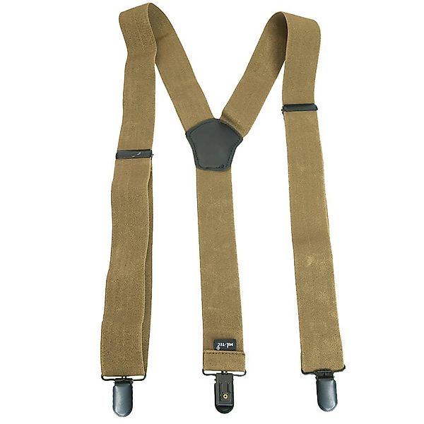 Mil-Tec Ledergürtel Hosenträger mit Clip günstig online kaufen
