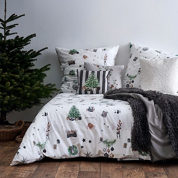 APELT Bettwäsche "Max Flanell" 2 Stk. Winterwelt günstig online kaufen