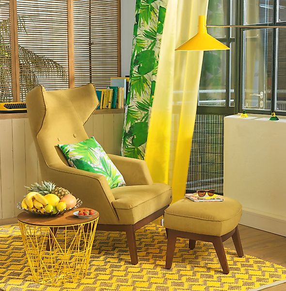 TOM TAILOR HOME Ohrensessel "COZY", im Retrolook, mit Kedernaht und Knöpfun günstig online kaufen