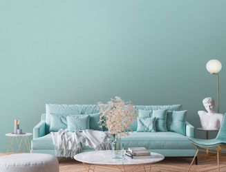 AS-Creation Vliestapete Uni Strukturtapete Matt Leicht Strukturiert Türkis günstig online kaufen