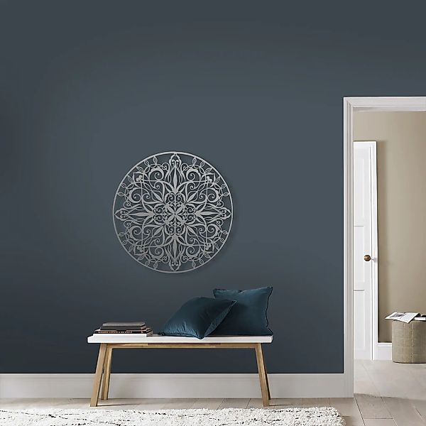 Art for the home Wandbild "Mandala Rund" 1 Stk. tlg. Luxus Metal Art Wandde günstig online kaufen