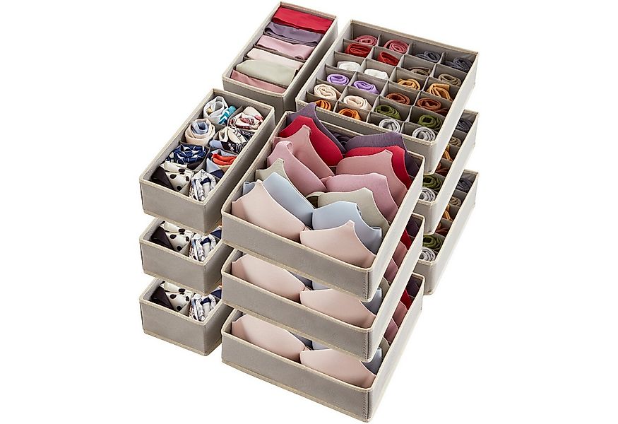 Lifewit Aufbewahrungsdose Schrank Schublade Organizer Teiler für Unterwäsch günstig online kaufen