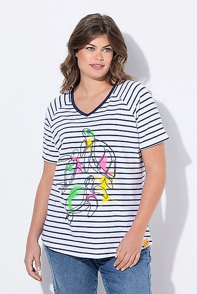 Laurasøn T-Shirt T-Shirt 1/2 Arm V-Ausschnitt günstig online kaufen