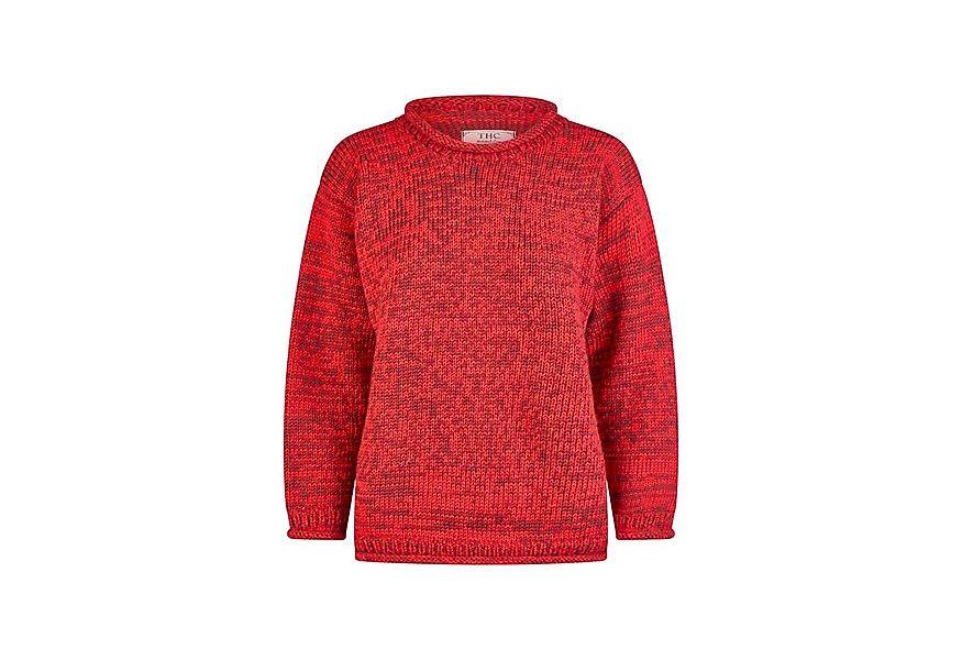 THC Natural Line Strickpullover THC Schafwoll Strickpullover rot 715 (1 Stü günstig online kaufen