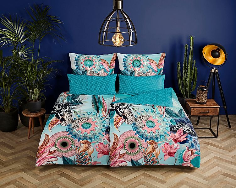 hip Wendebettwäsche "MAXIMILIAN" 3 Stk. tlg. Mako-Satin, 135x200, Reißversc günstig online kaufen