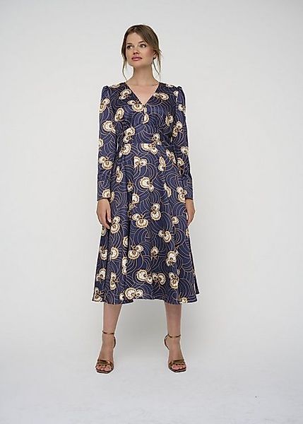 Kleo Abendkleid (1-tlg) in glänzendem Satin mit Blumenprint günstig online kaufen