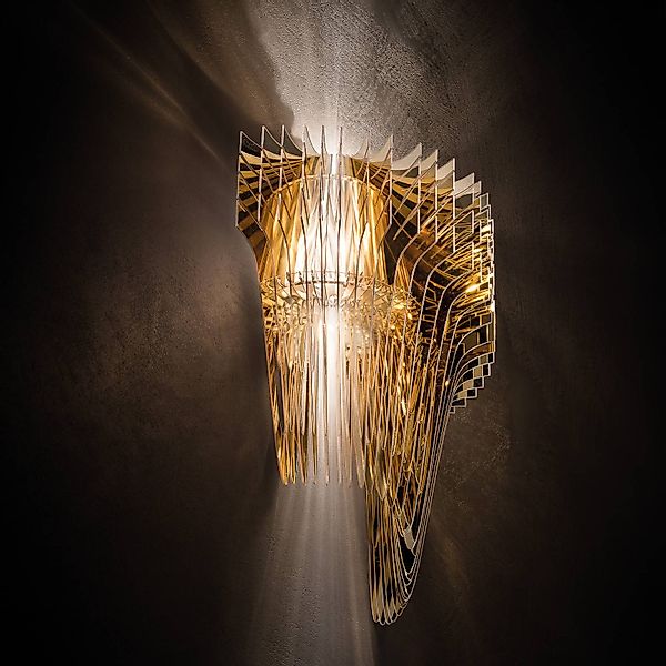 Slamp Aria Design-Wandleuchte, gold günstig online kaufen