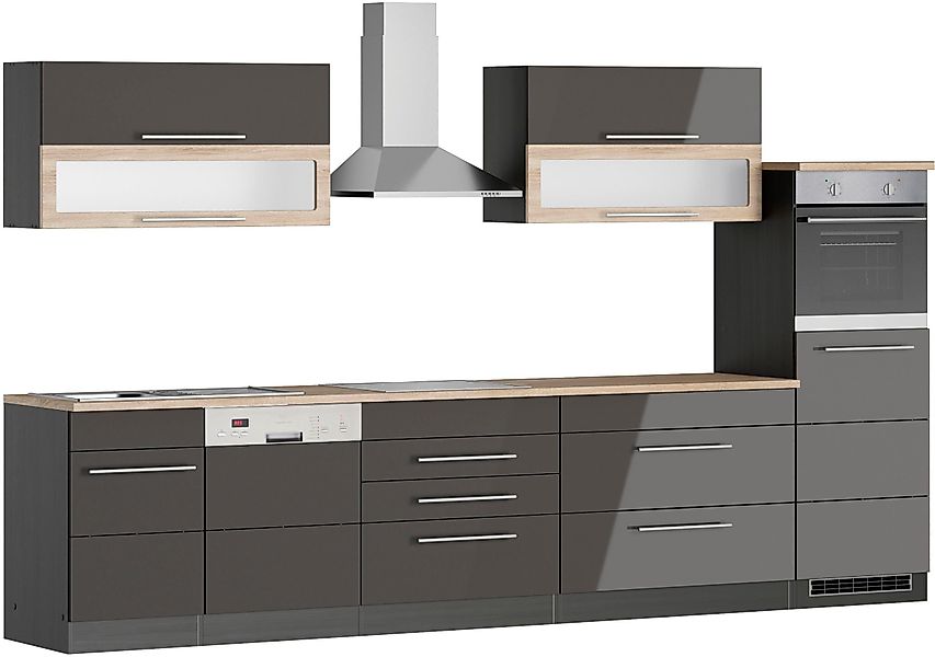 KOCHSTATION Küchenzeile KS-Wien, Breite 350 cm, günstig online kaufen