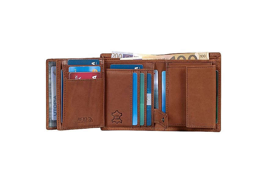 Benthill Geldbörse Herren Echt Leder Portemonnaie RFID Männer Geldbeutel Gr günstig online kaufen