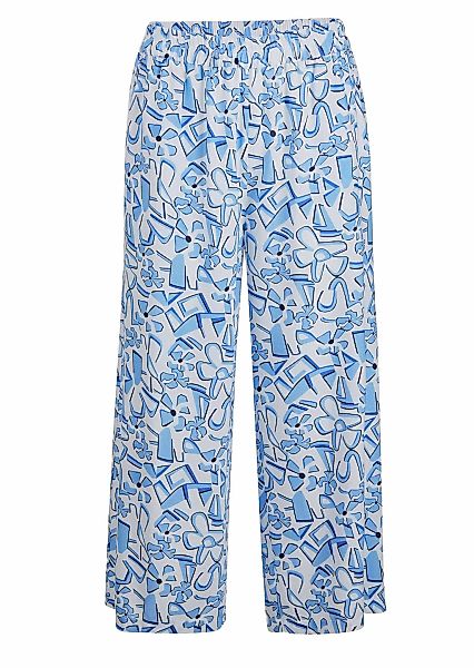 GOLDNER Schlupfhose "Kurzgröße Weite Schlupfhose VERA mit Print" günstig online kaufen
