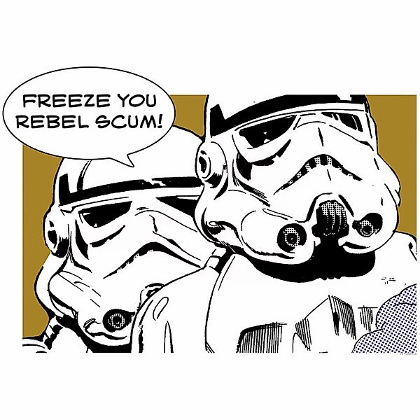 Komar Bild "Star Wars Classic Comic Quote Stormtrooper", Star Wars, (1 St.) günstig online kaufen