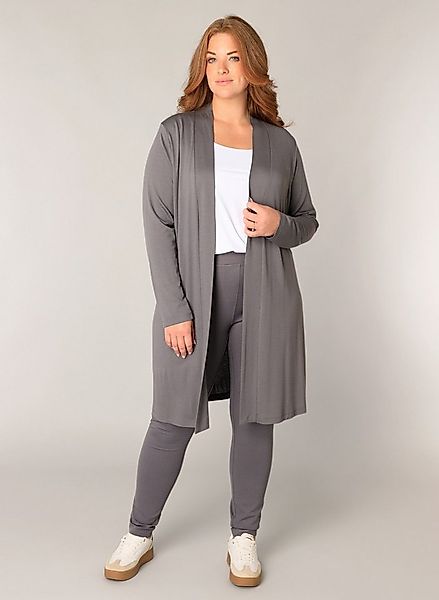 Base Level Curvy Longstrickjacke Figurumspielende, weiche Strickqualität günstig online kaufen