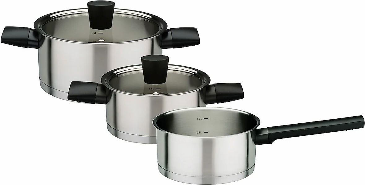 GSW Topf-Set "Novero" Set, 1 Kochtopf 16 x H 8,0 cm, 1 Kochtopf 20 x H 10 c günstig online kaufen