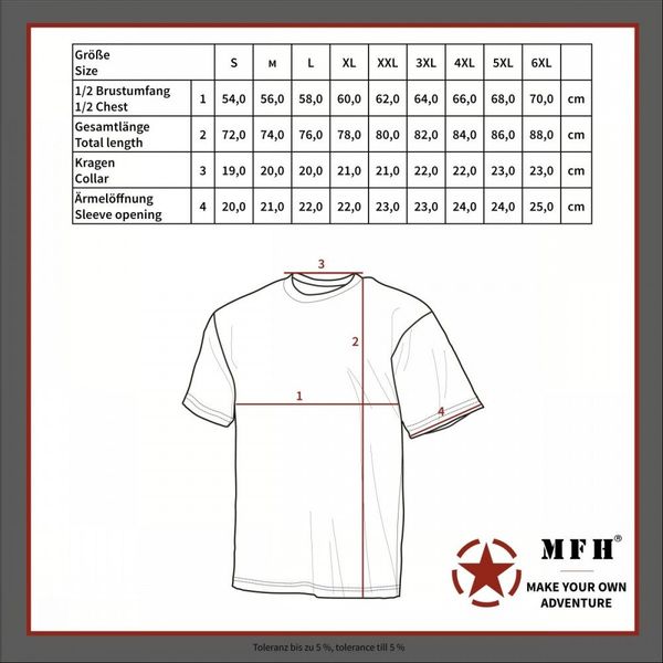 MFH T-Shirt MFH US T-Shirt, halbarm, günstig online kaufen