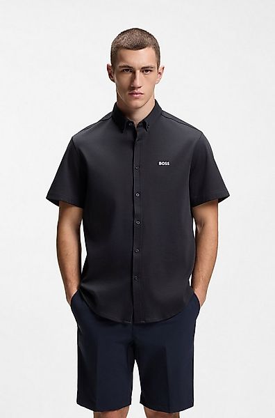 BOSS GREEN Kurzarmhemd Motion S Regular Fit, Button-down-Kragen, Kurzarm, L günstig online kaufen