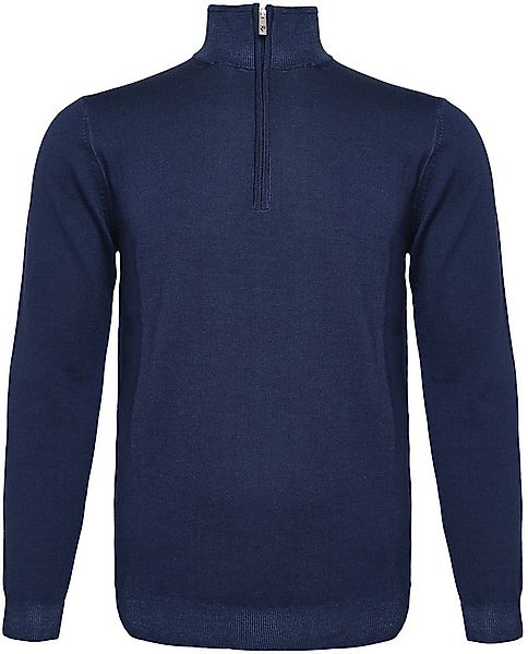 R2 Half Zip Pullover Merino Wolle Navy - Größe M günstig online kaufen