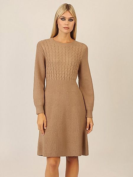 Apart Strickkleid mit Zopfmuster günstig online kaufen
