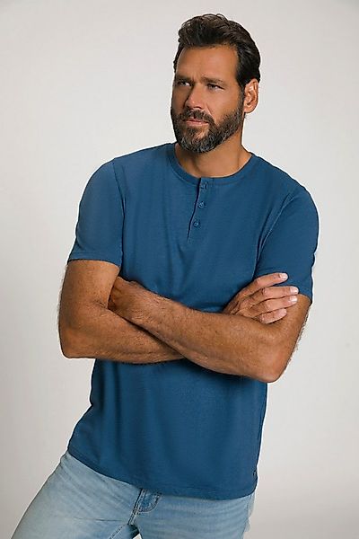 JP1880 T-Shirt JP1880 Henley Basic Knopfleiste Halbarm bis 7 XL günstig online kaufen
