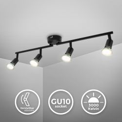 B.K.Licht Deckenleuchte LED Deckenlampe Wohnzimmer Küche günstig online kaufen