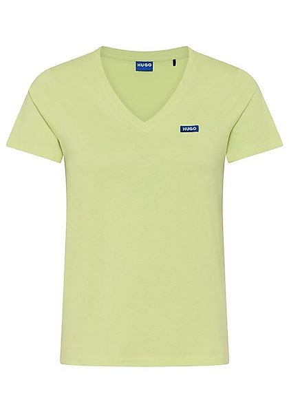 HUGO Blue T-Shirt Classic V mit Logo, V-Ausschnitt günstig online kaufen