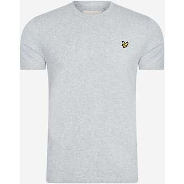 Lyle & Scott  T-Shirts & Poloshirts Plain t-shirt - light grey marl günstig online kaufen