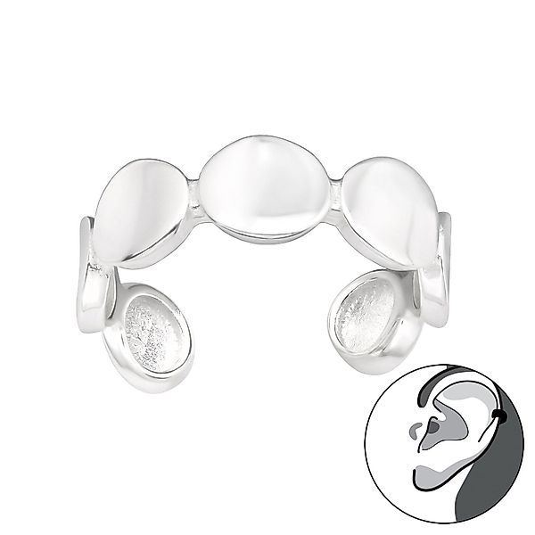 ALEXANDER YORK Ohrklemme Ear Cuff PLÄTTCHEN günstig online kaufen