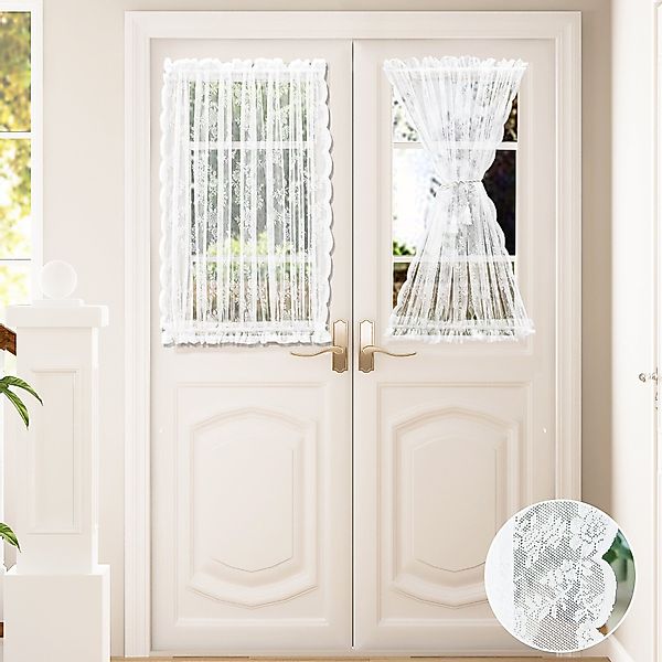 Sunicol Türvorhang Scheibengardine, Französische, Transparent, Fenster günstig online kaufen
