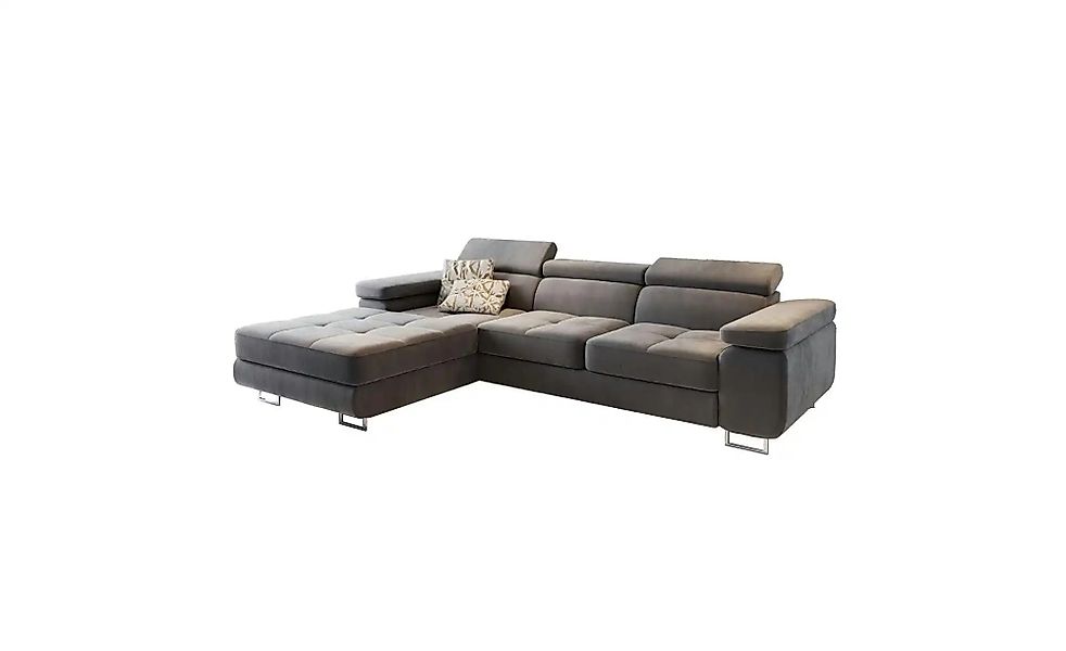 MASSENO Ecksofa  Elma ¦ grau ¦ Maße (cm): B: 280 H: 90 Polstermöbel > Sofas günstig online kaufen