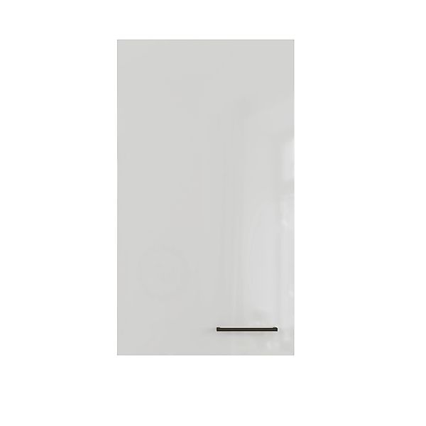 Flex-Well Exclusiv Küchen-Oberschrank Lund 50x89cm Lichtgrau glänzend-Rauch günstig online kaufen