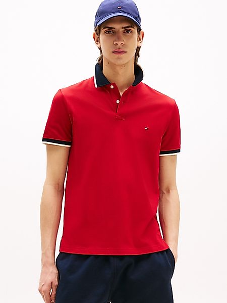 Tommy Hilfiger Poloshirt CONTRAST COLLAR CUFF günstig online kaufen