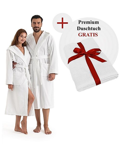 OTTO home Unisex-Bademantel Fenya, 330 g/m², Premium, Hotelbademantel, Morg günstig online kaufen
