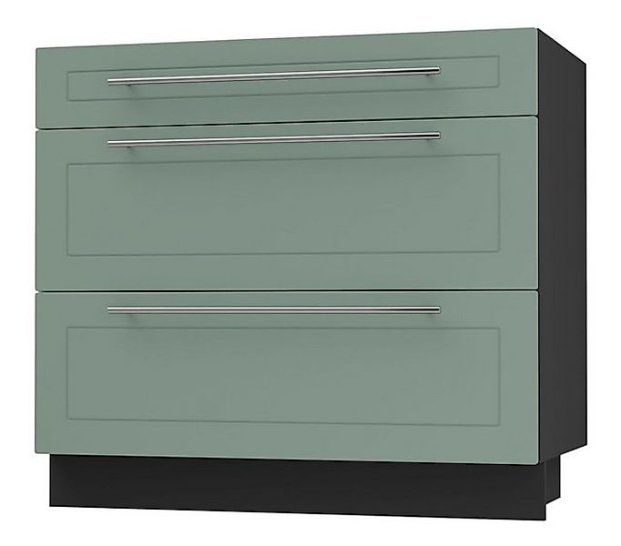 Feldmann-Wohnen Auszugsunterschrank Kvantum (3 Schubladen mit Teilauszug, S günstig online kaufen