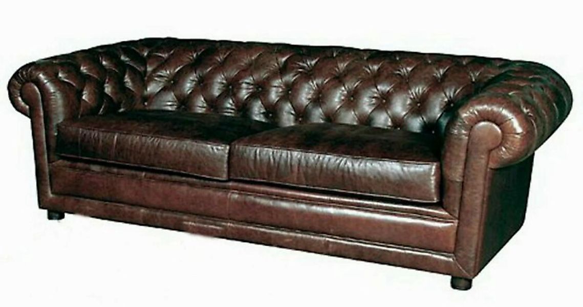 JVmoebel Chesterfield-Sofa Chesterfield Ledersofa Wohnzimmer Sofa Polster S günstig online kaufen